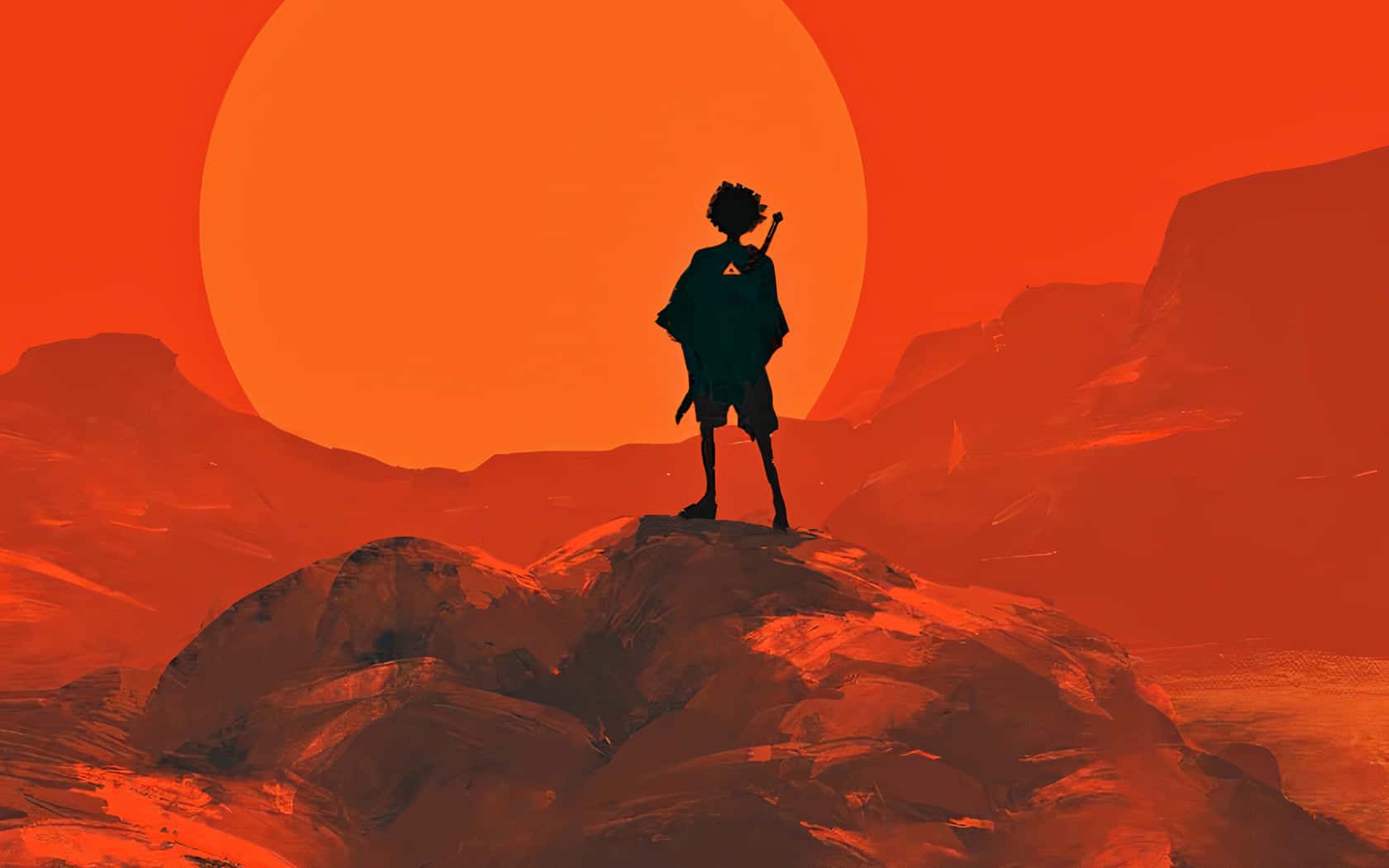 1680x1050 Download Samurai Anime Champloo Mugen Sunset Wallpaper