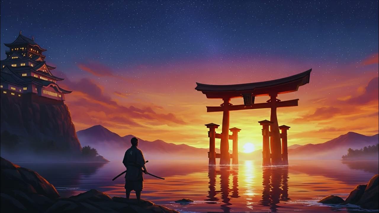 1280x720 Samurai Sunset