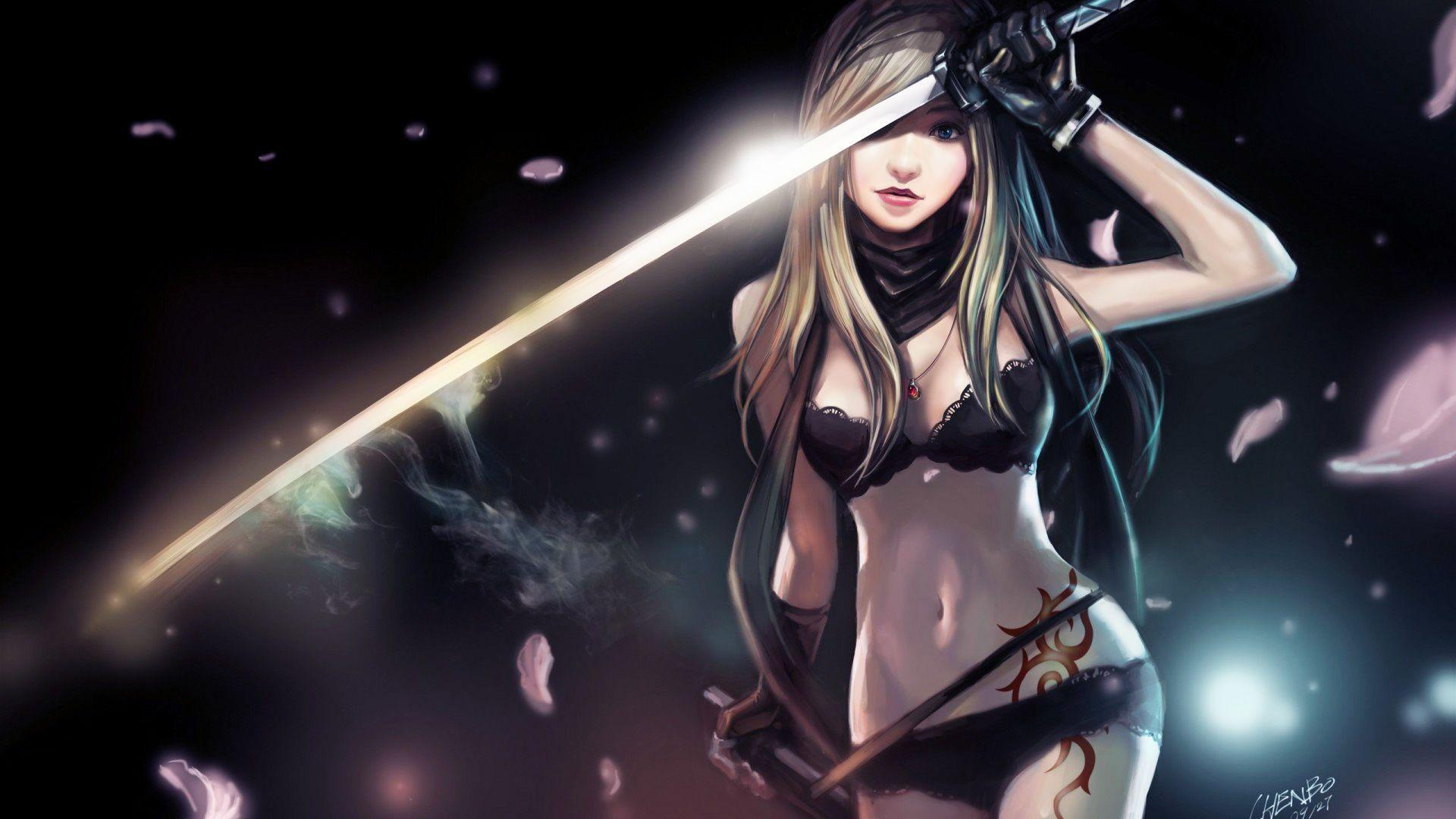 1920x1080 Anime Girl Background wallpaperx1080