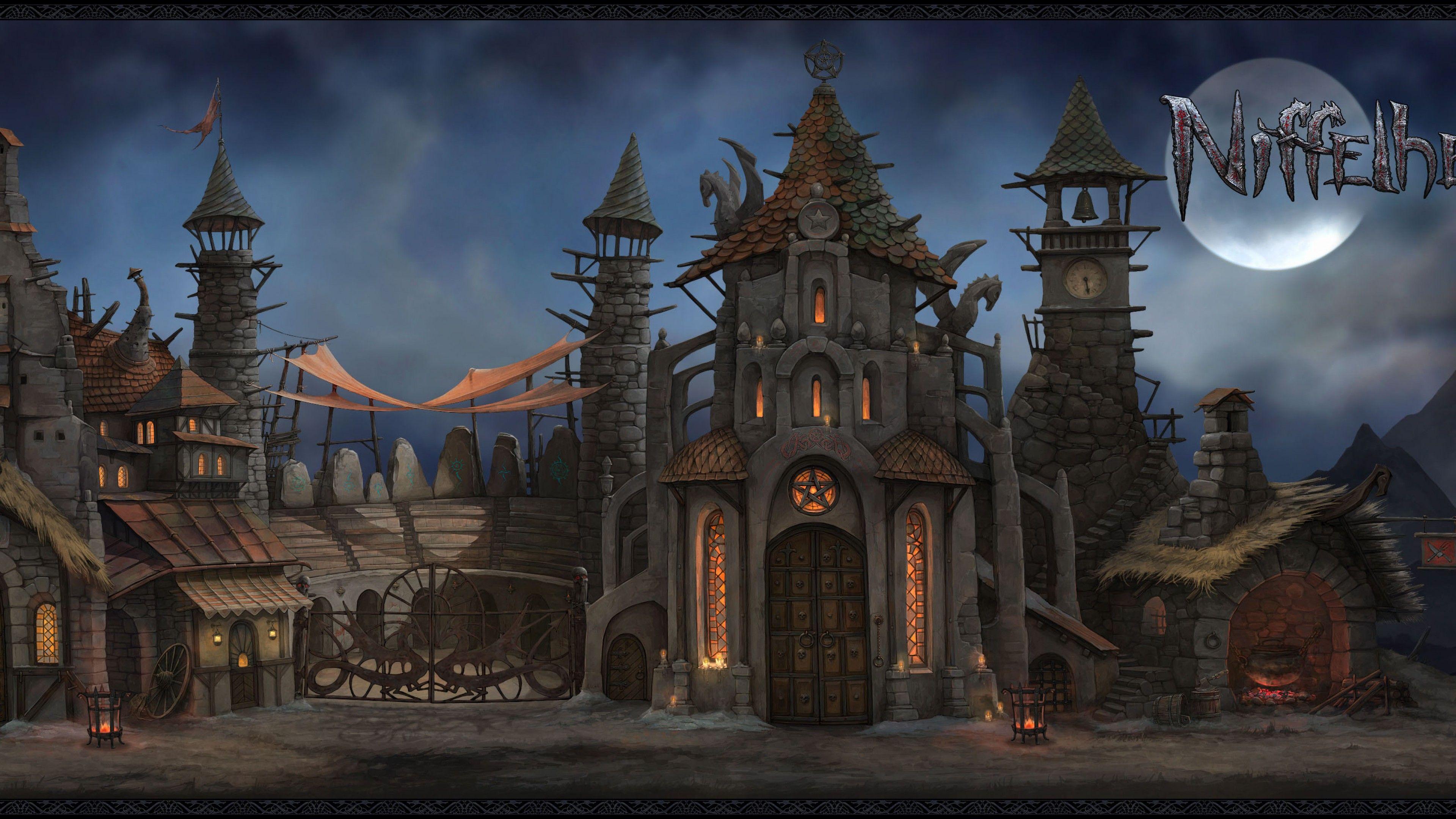3840x2160 Wallpaper Niffelheim, Best Games game, fairy tale, fantasy