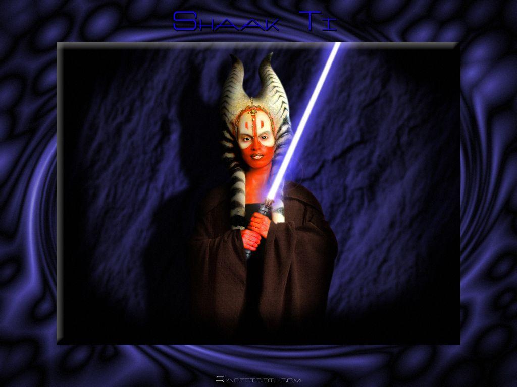 1024x768 Shaak Ti wars Jedi Wallpaper