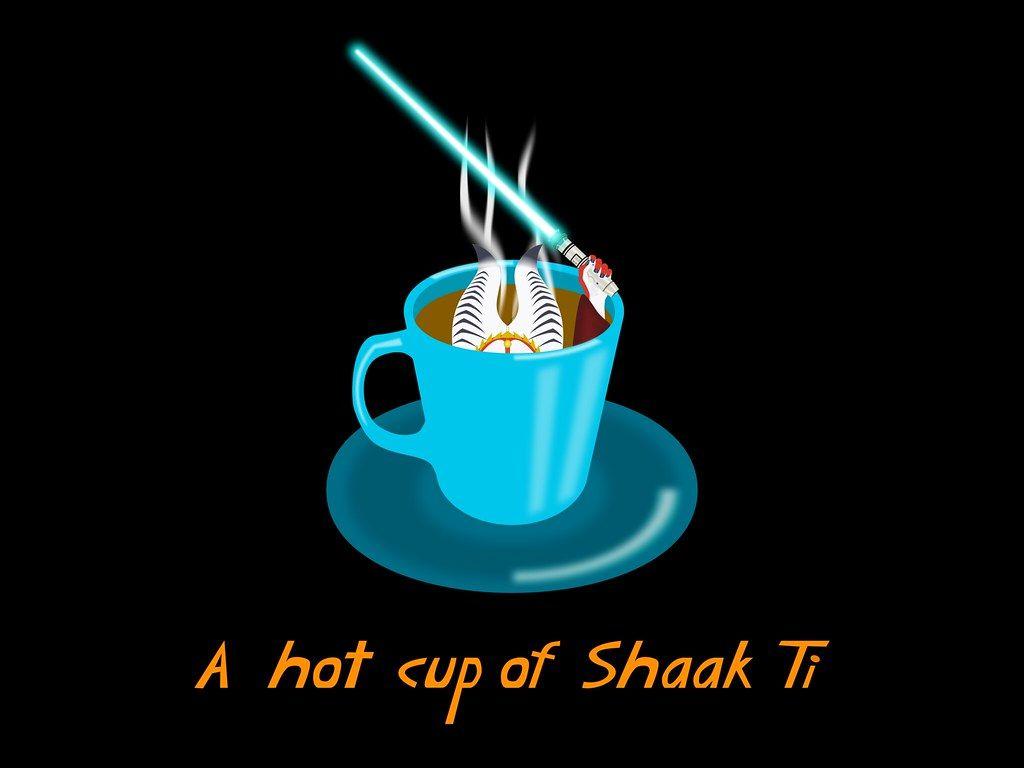 1024x768 A Hot Cup of Shaak Ti. I finally finished this image after