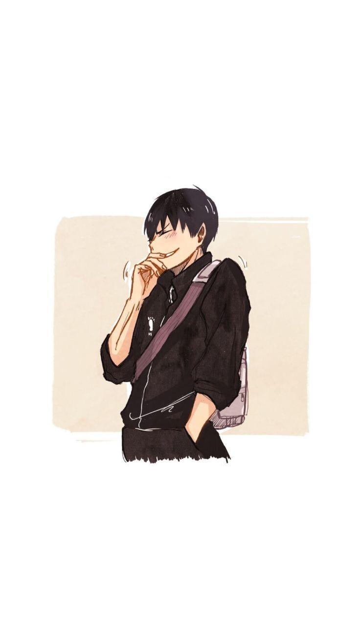 736x1308 kageyama tobio // haikyuu wallpaper Dank an den Künstler, den ich