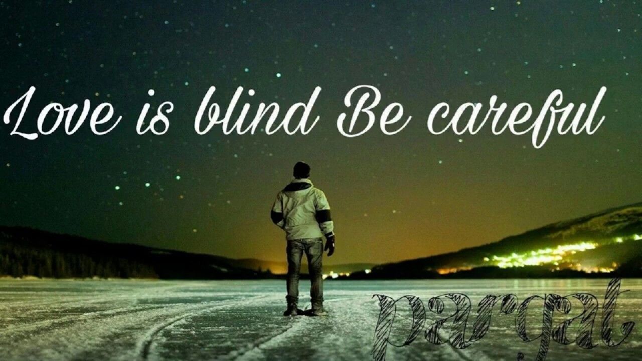 1280x720 Love Is Blind Wallpaper
