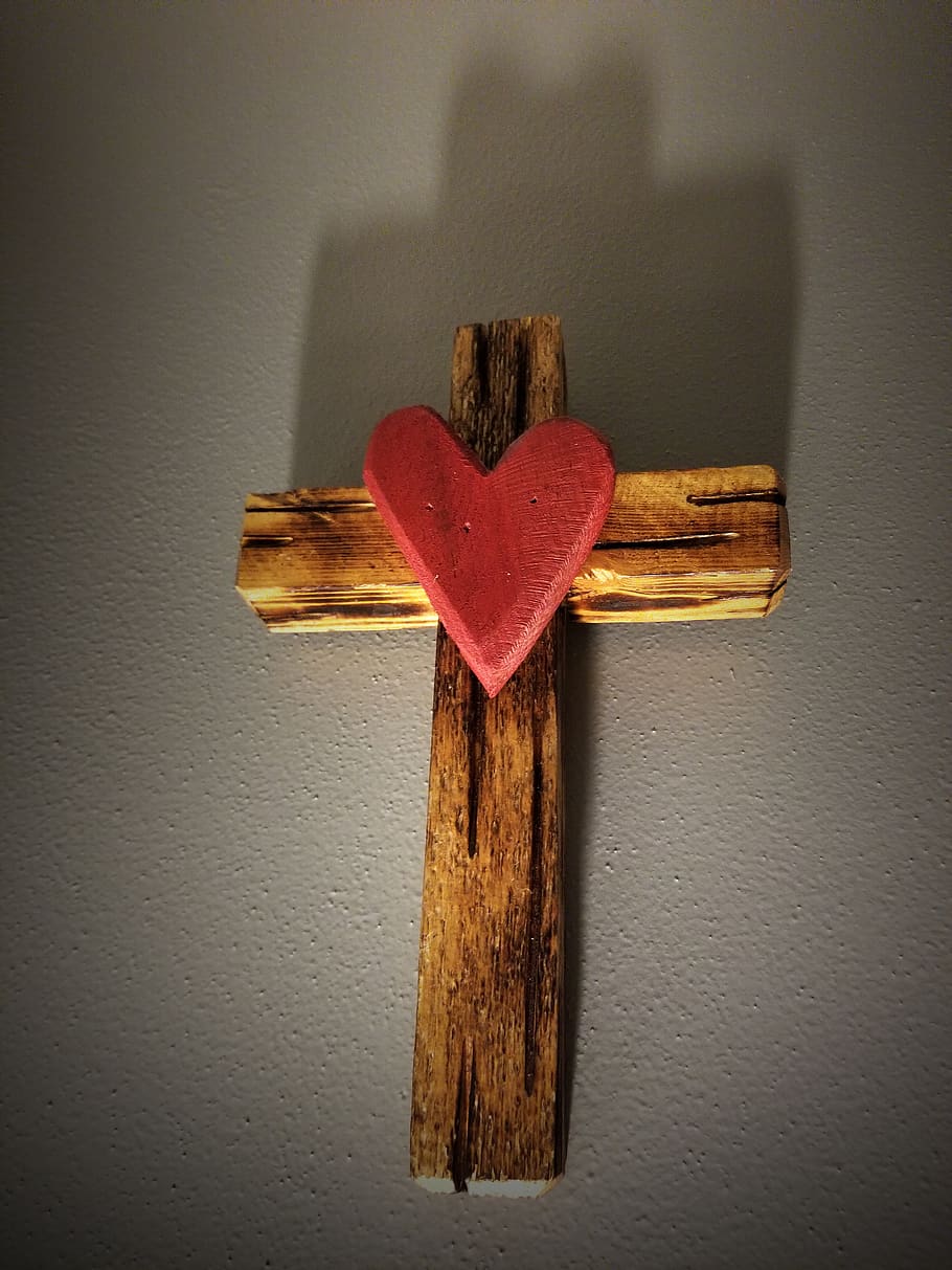910x1213 cross, christ, heart, love, wall, wood, wooden, wooden cross
