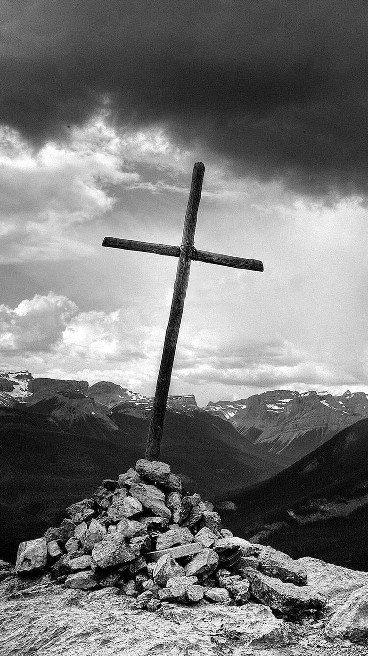 736x1309 Download Wooden Cross Christian iPhone Wallpaper