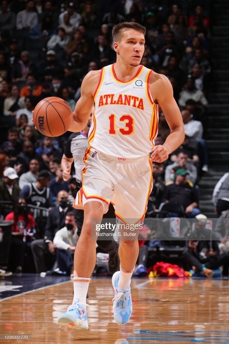 736x1104 Bogdan Bogdanovic of the Atlanta Hawks dribbles the ball against the