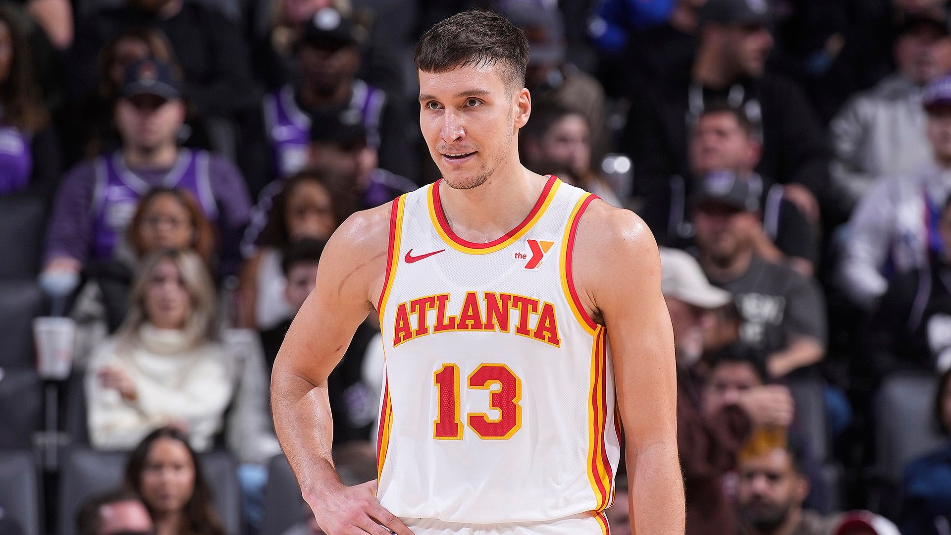 1920x1080 Bogdan Bogdanovic receives Sekou Smith Award from Hawks