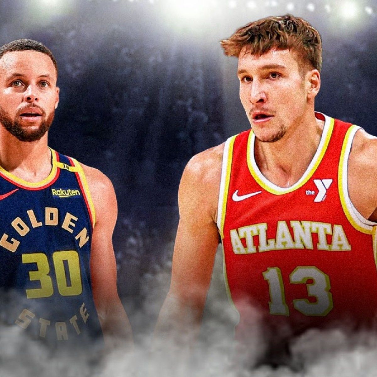 1200x1200 Hawks' Bogdan Bogdanovic Joins Exclusive Stephen Curry Led Club Vs Lakers