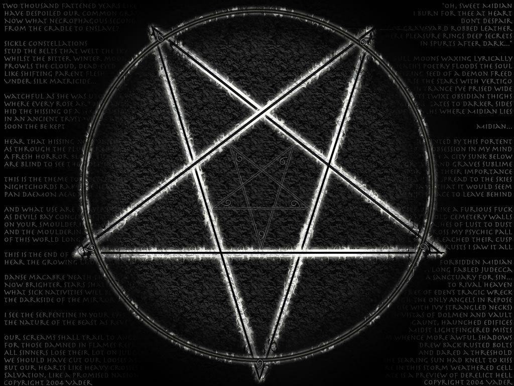 1024x768 Satanic Pentagram Wallpaper