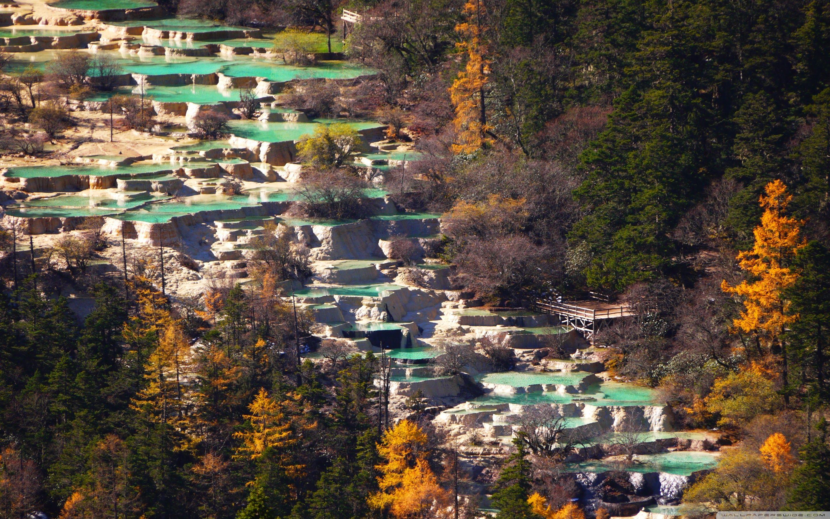 2880x1800 Huanglong, Sichuan, China ❤ 4K HD Desktop Wallpaper for 4K Ultra HD