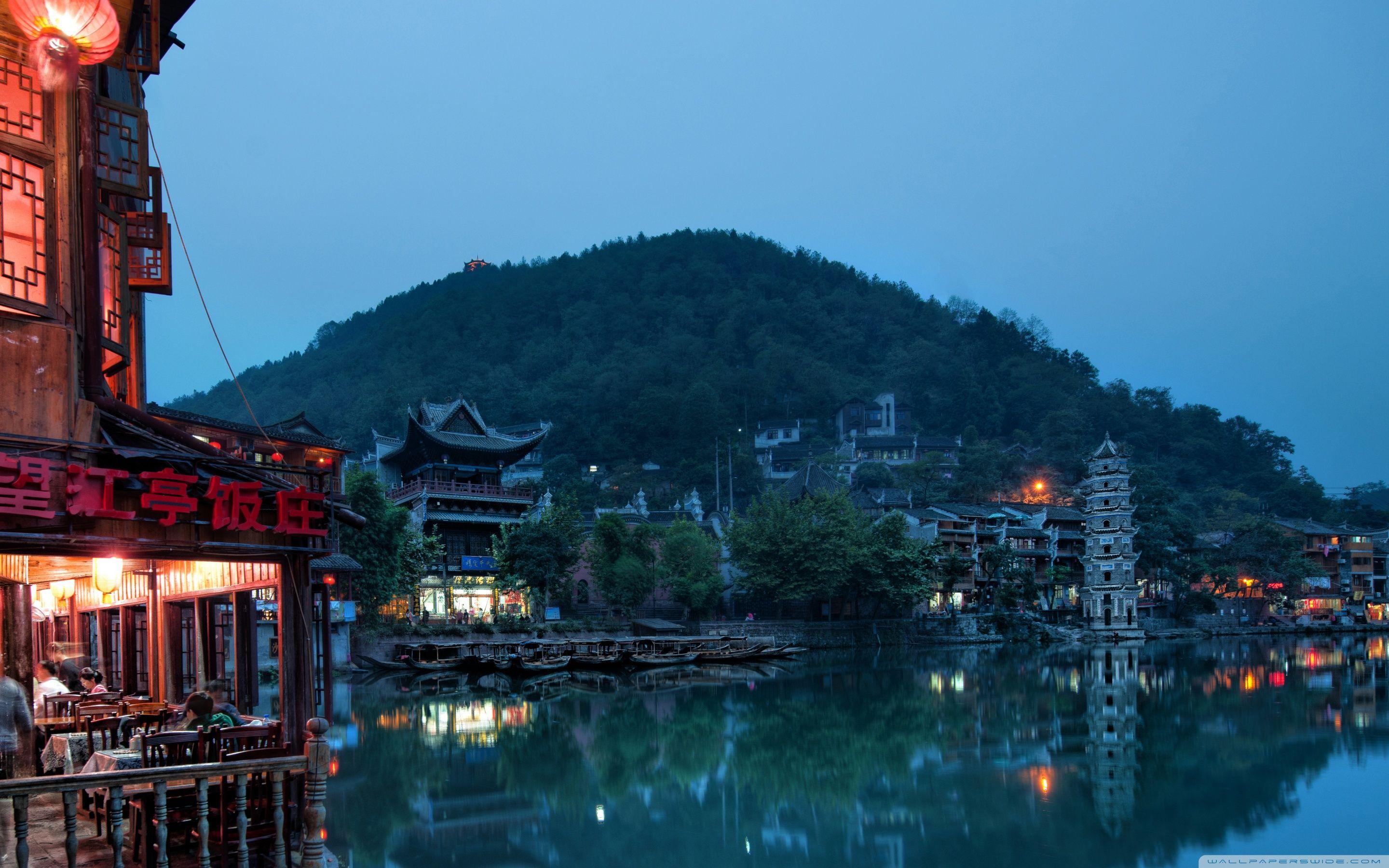 2880x1800 Chinese Town ❤ 4K HD Desktop Wallpaper for • Dual Monitor Desktops
