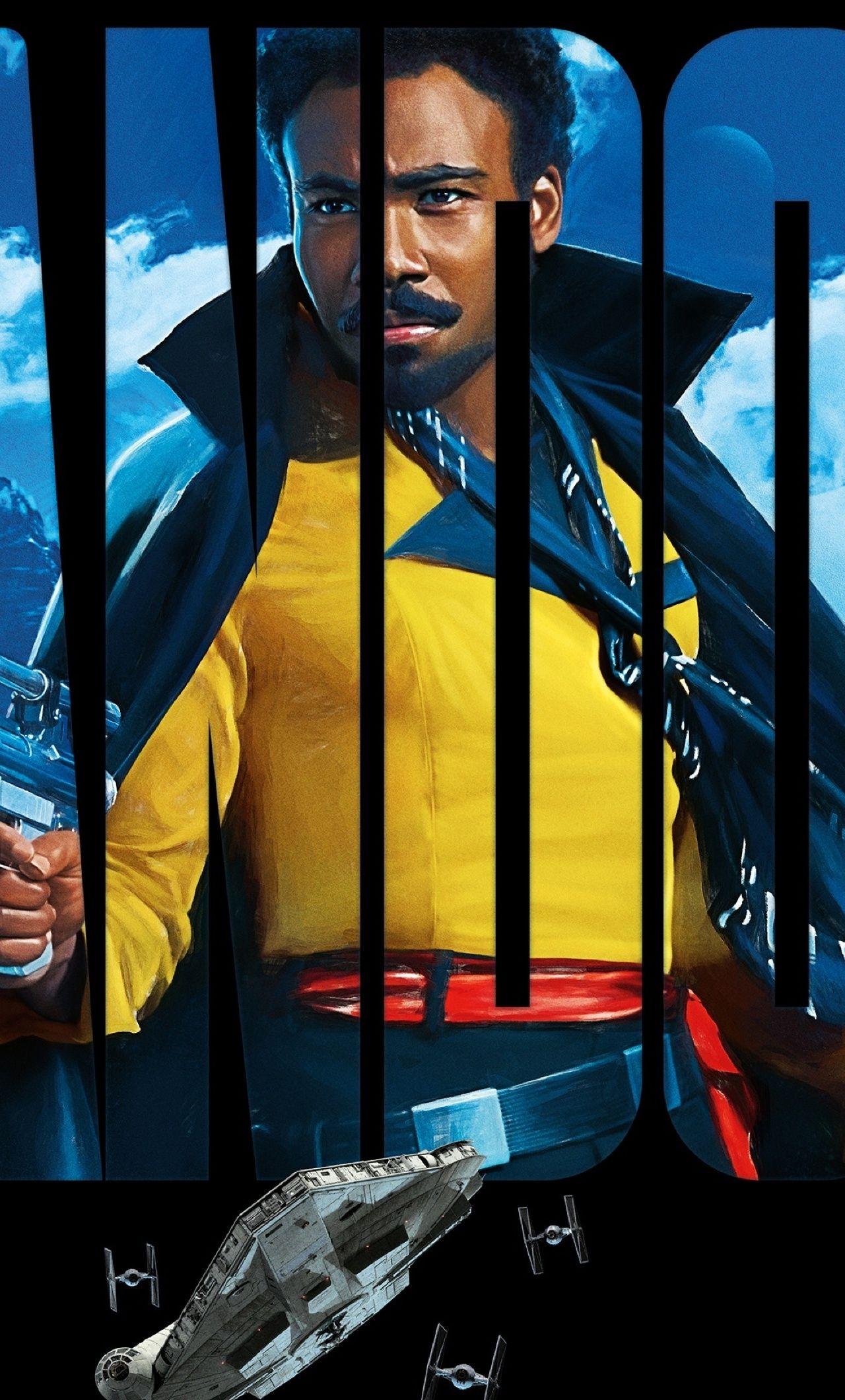 1280x2120 Donald Glover As Lando Calrissian Star Wars Art iPhone 6