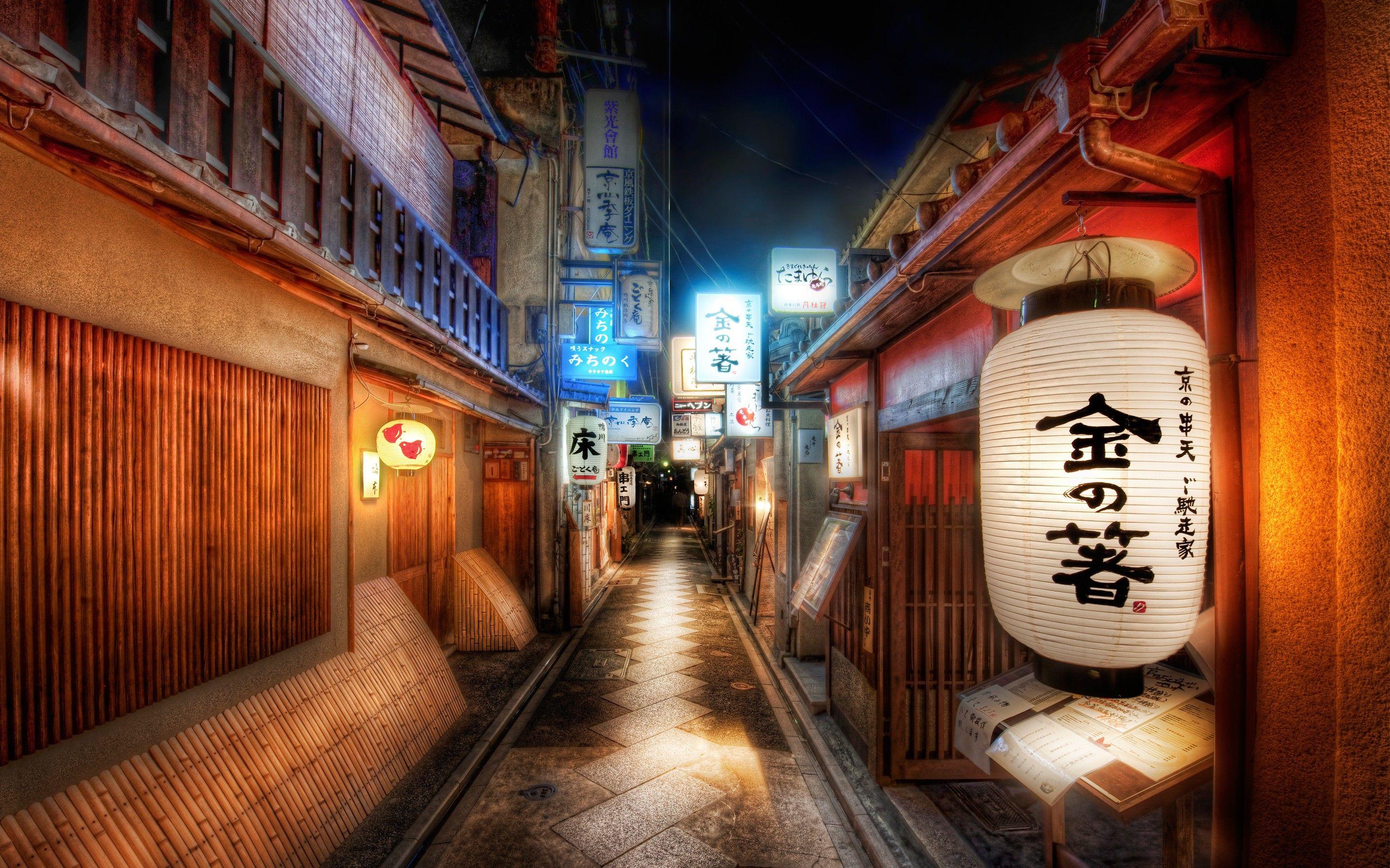 2880x1800 Chinatown HDR Wallpaper