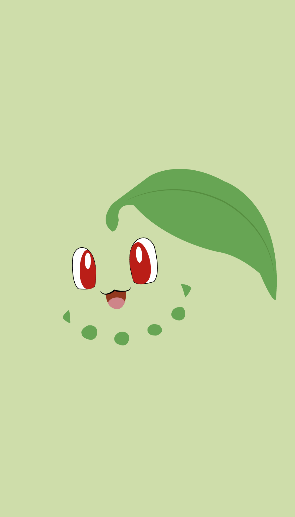 1000x1754 Free download Pokemon Wallpaper Chicorita Pokemon Chikorita