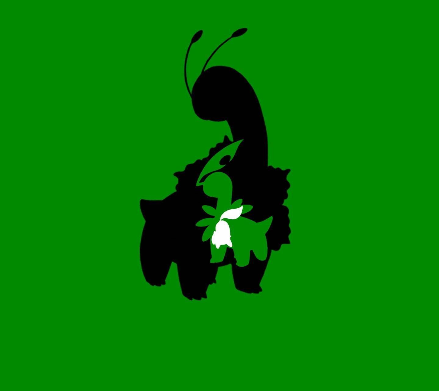 1440x1280 Chikorita Evolution wallpaper