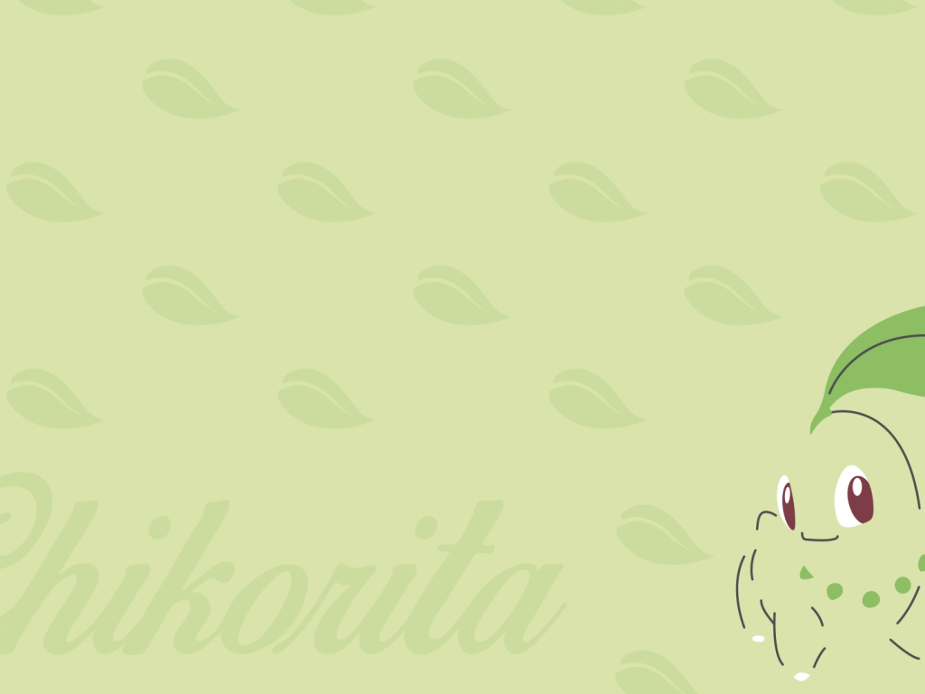 1024x768 Chikorita HD Wallpaper