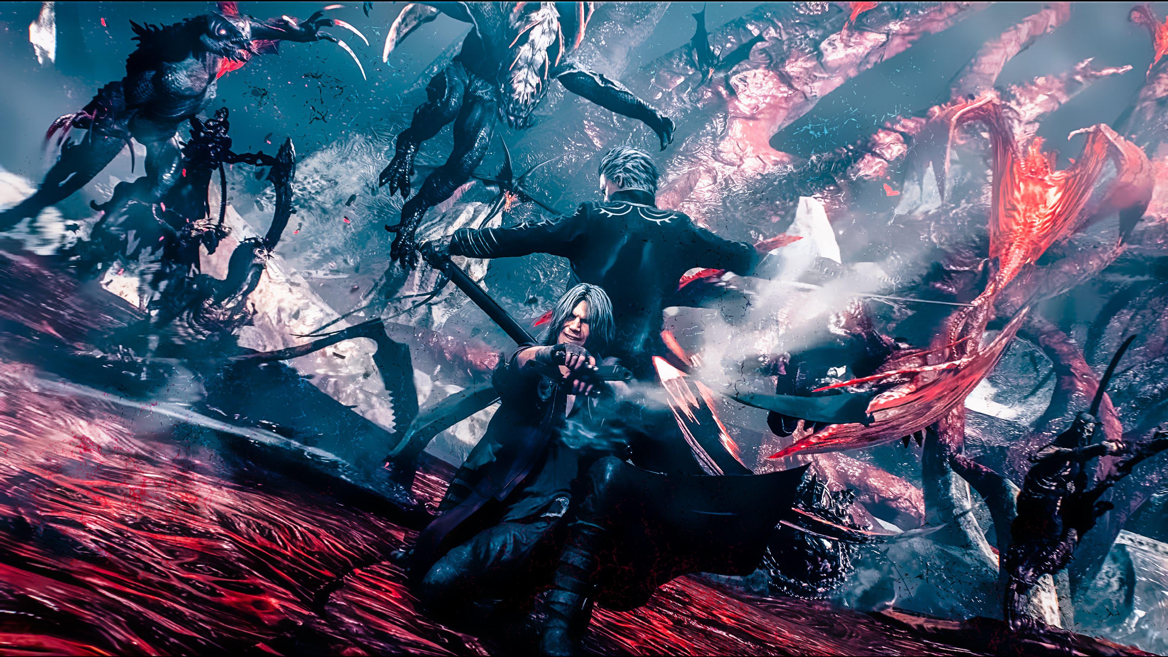 3840x2160 Devil May Cry 5 Dante and Vergil 4K Wallpaper SyanArt Station