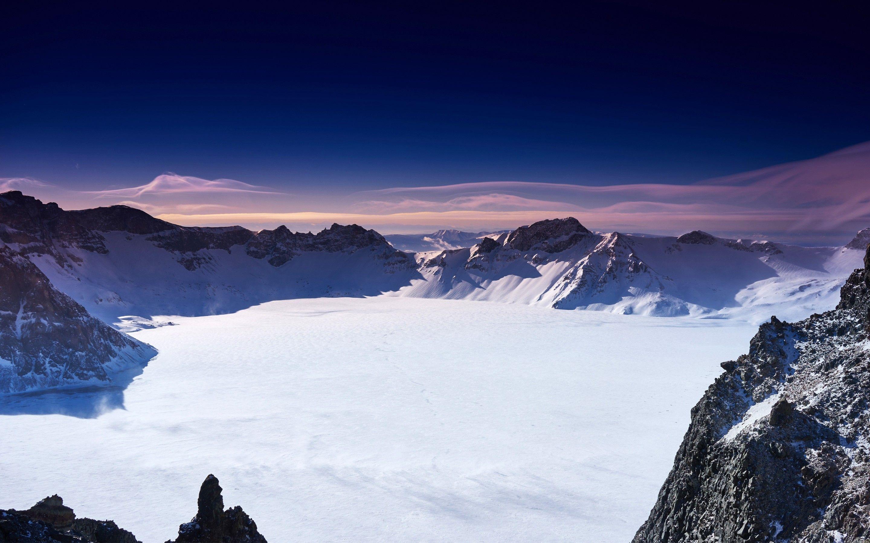 2880x1800 China Snow Mountains Wallpaper