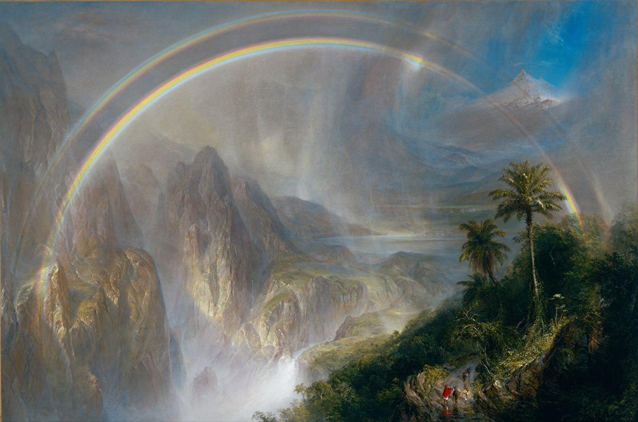 1280x848 Wallpaper Frederic Edwin Church, Rainy Season in the Tropics Nature