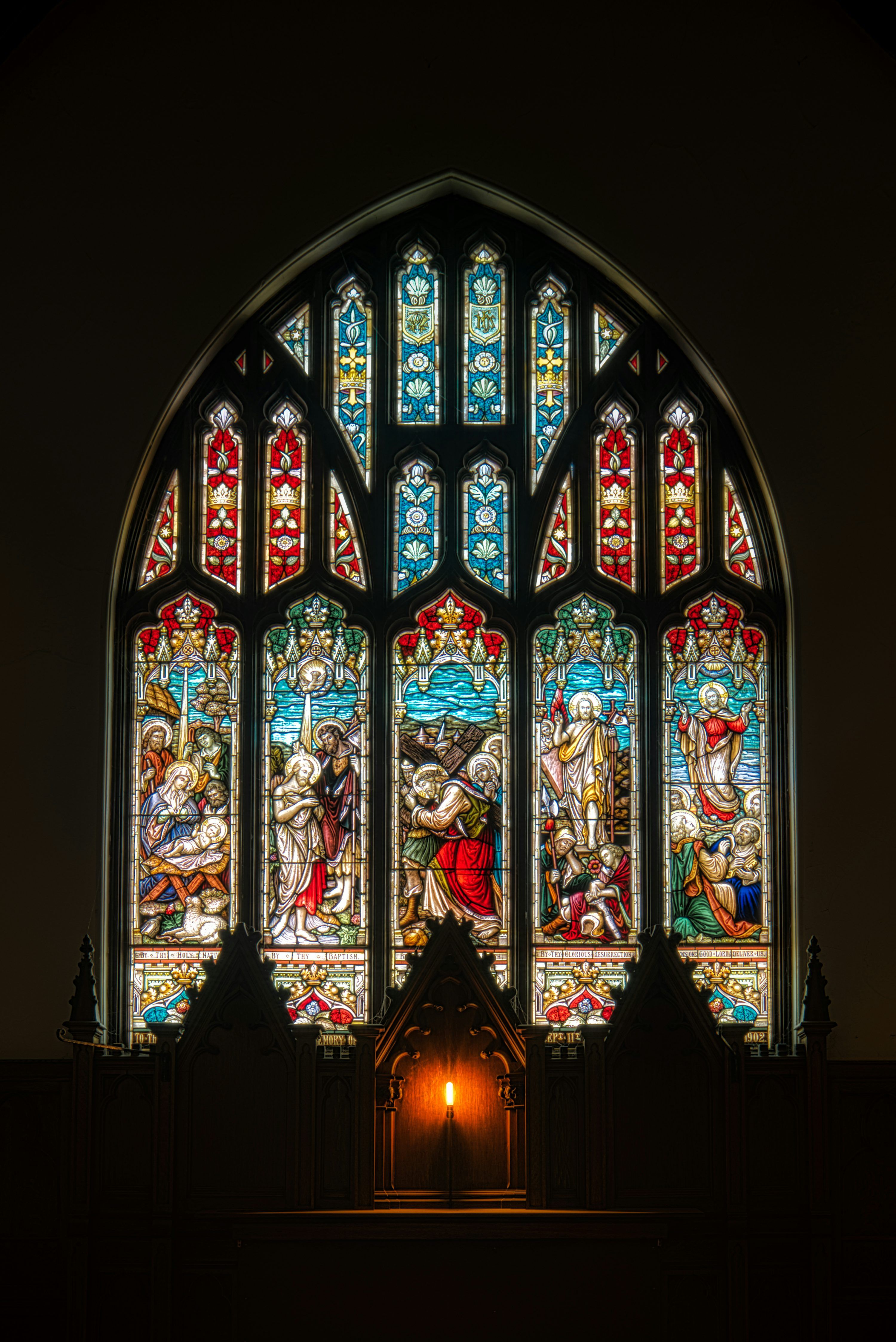 3000x4493 Church Window Wallpaper