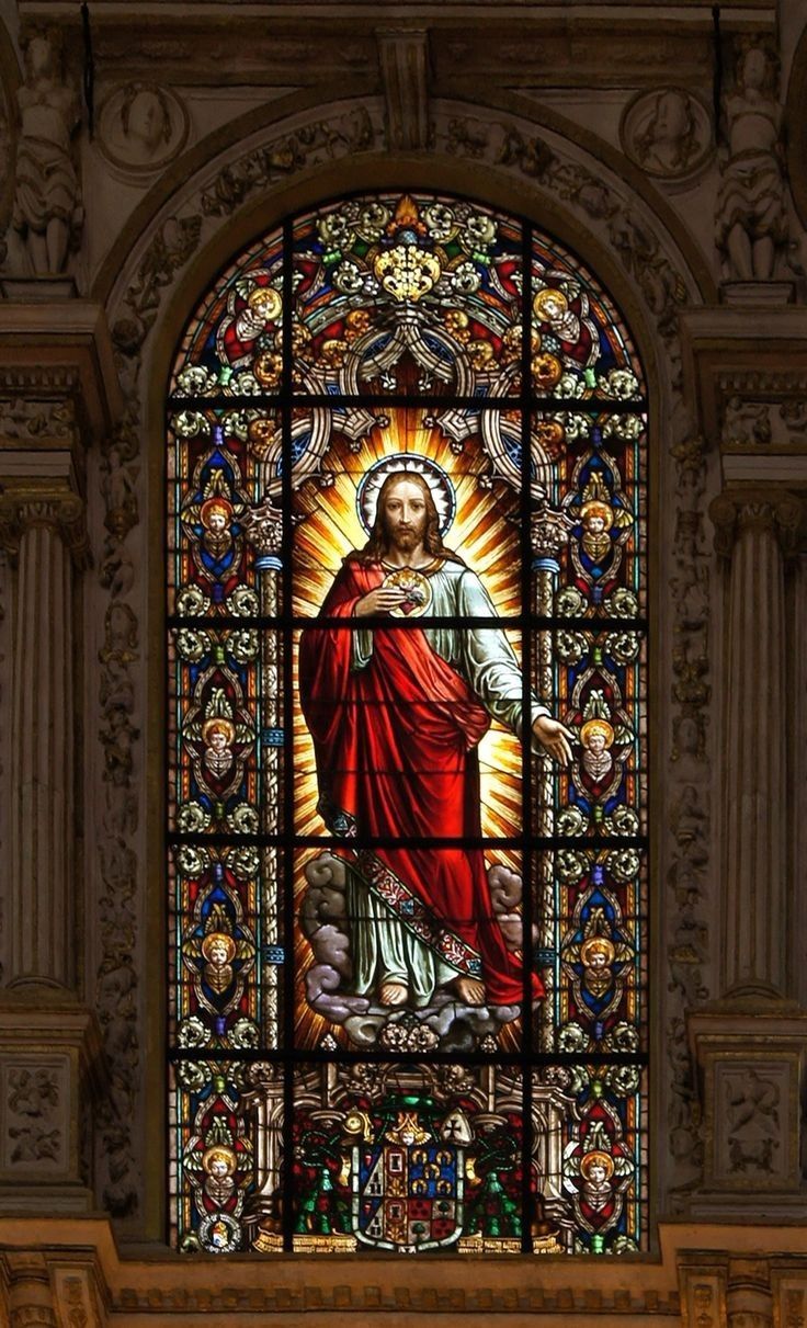 736x1211 Faith. Stained glass church, Stained glass windows church, Stained glass