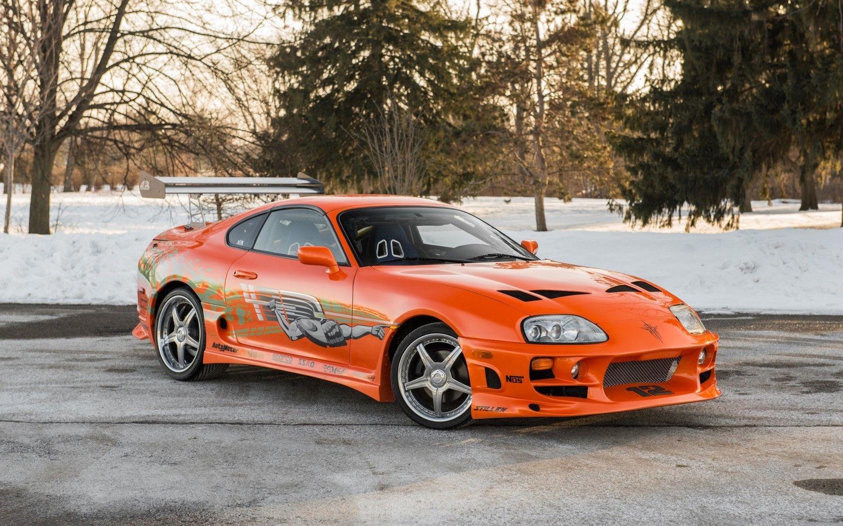 1680x1050 Download 1680x1050 Toyota Supra, Orange, Racing, Cars, The Fast