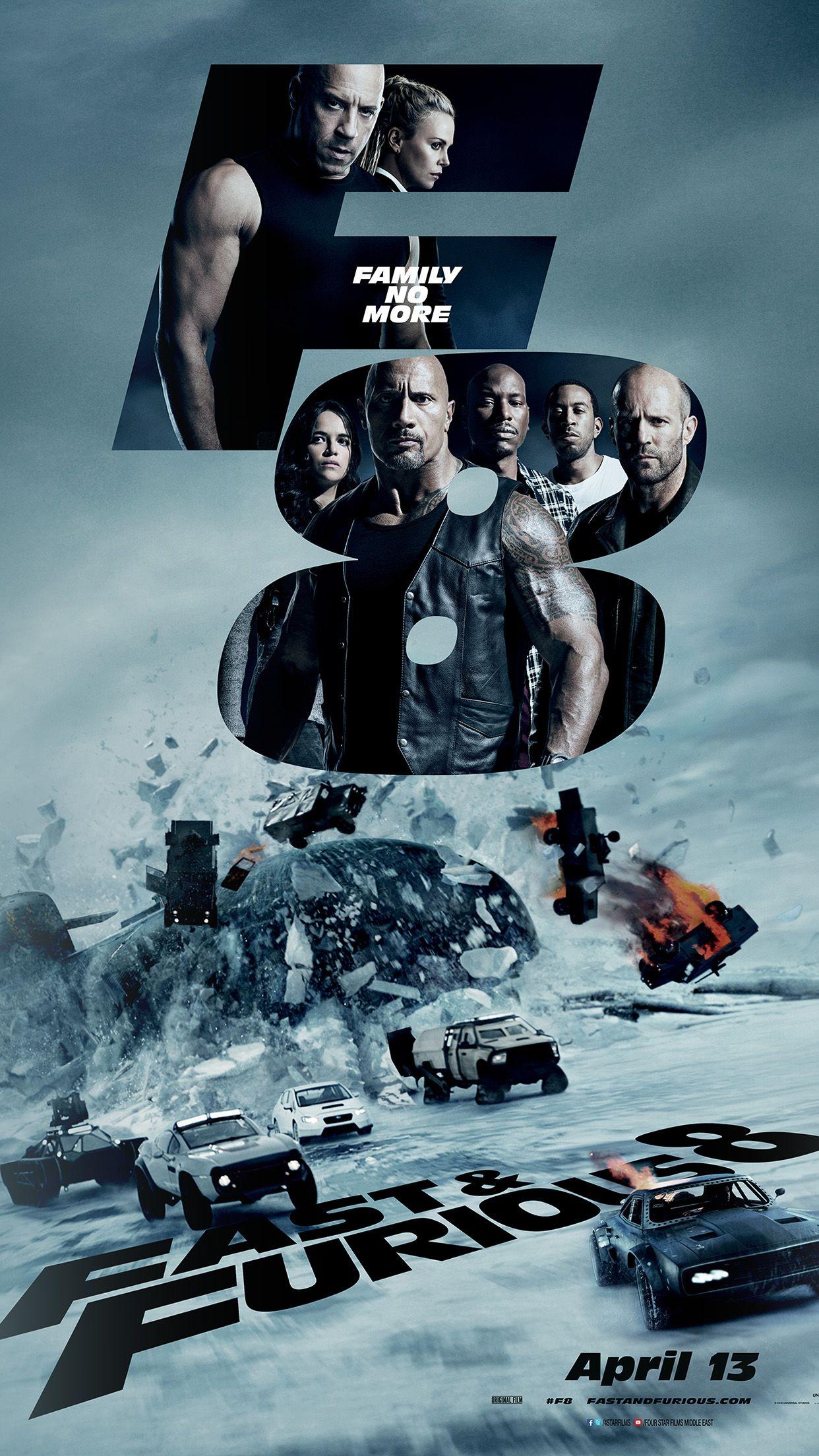 1242x2208 Fast And Furious 8 Poster Film Illustration Art Wallpaper