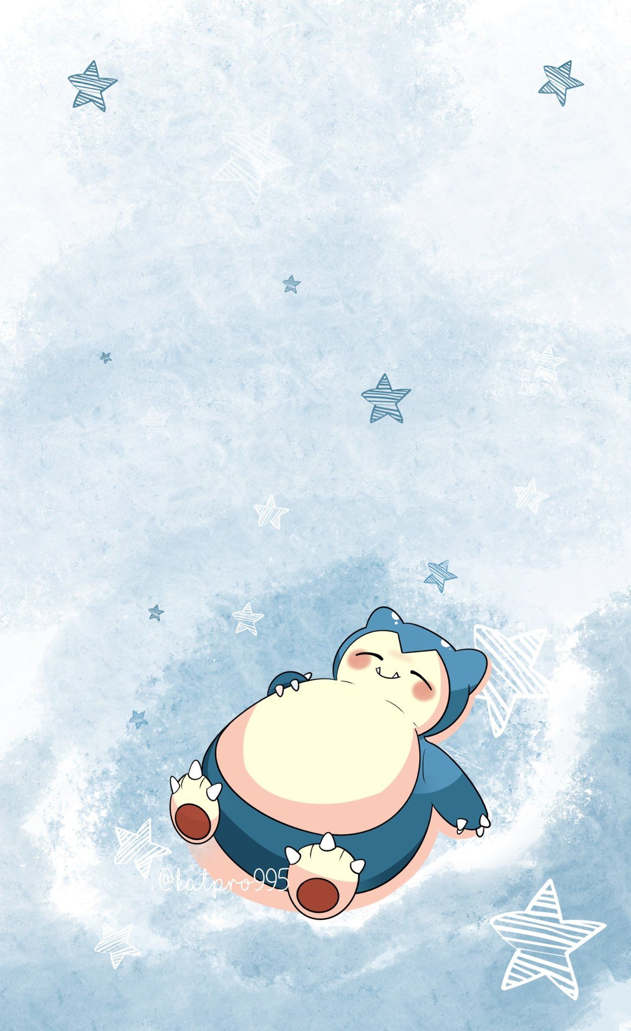 1254x2048 Snorlax iPhone Wallpaper