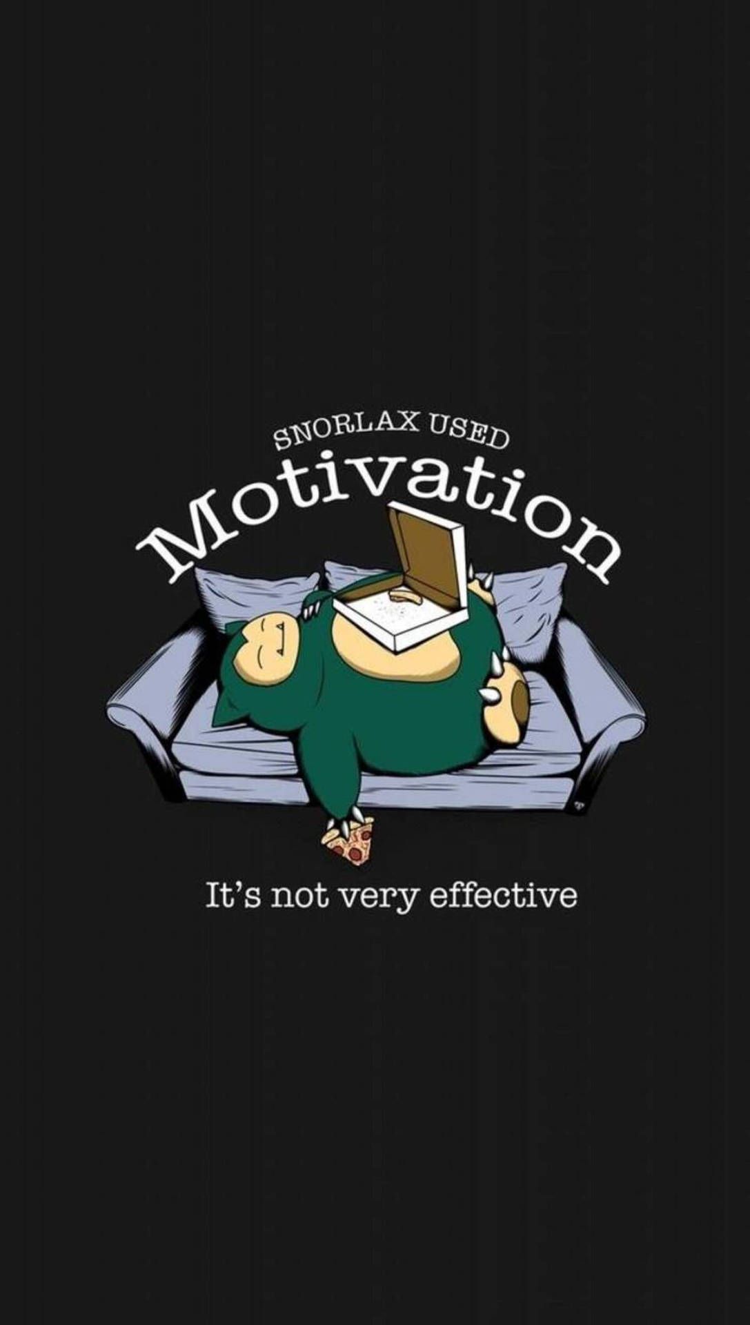 1087x1920 Download Snorlax Motivation Phone Wallpaper