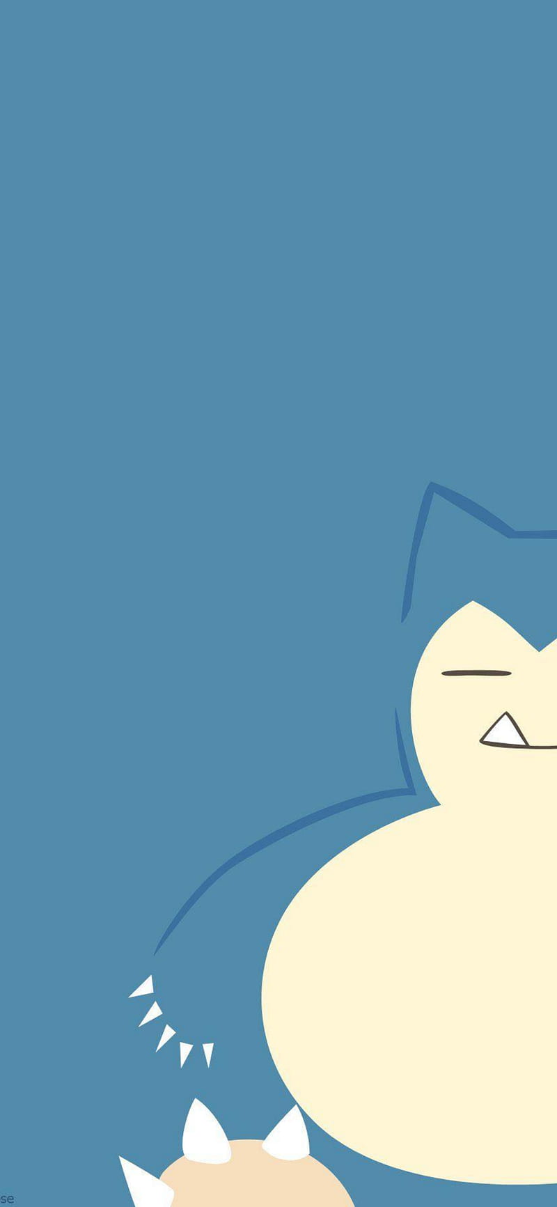 800x1733 Snorlax, big, blue, pokemon, sleep, sleepy, tired, HD phone wallpaper