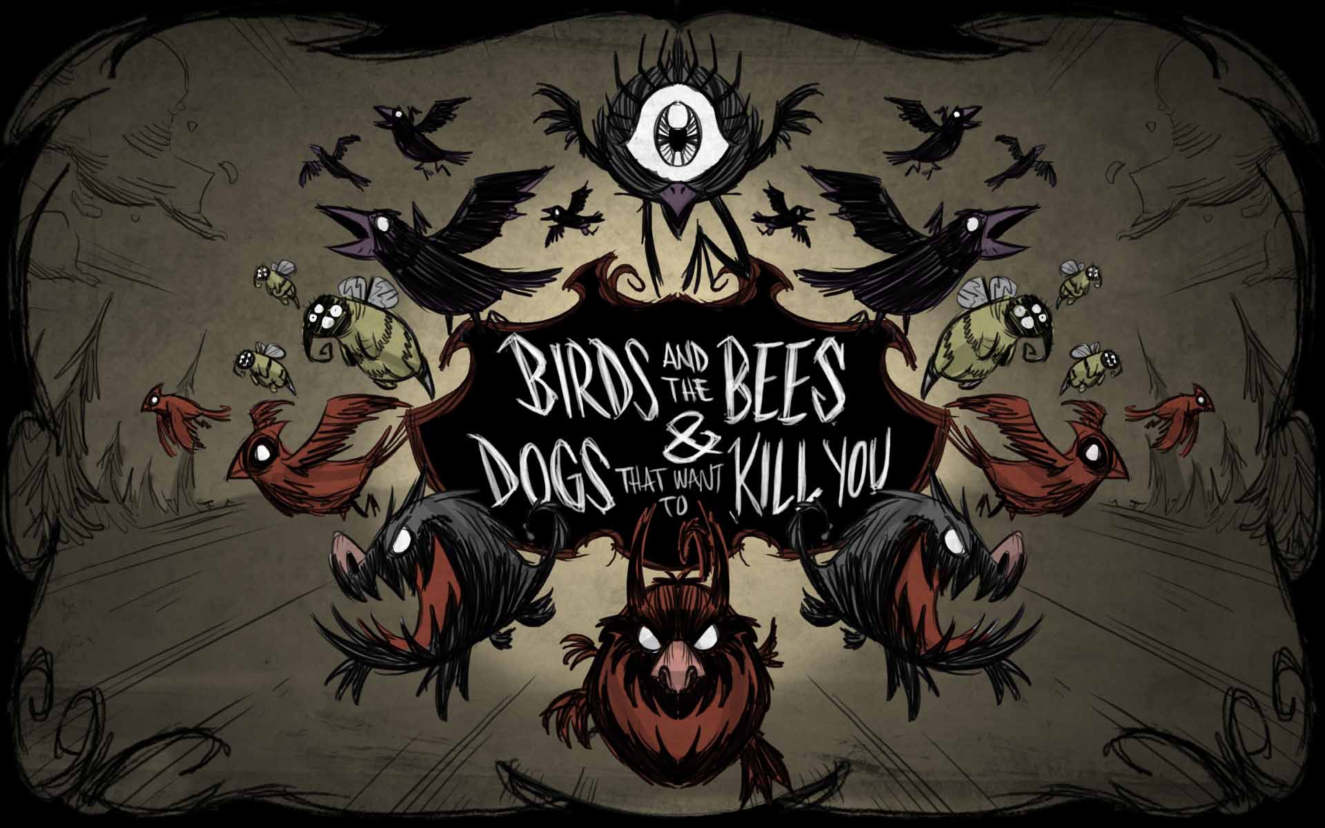 1920x1200 Don't Starve HD Wallpaper: Dive Into the Darkness of Adventure