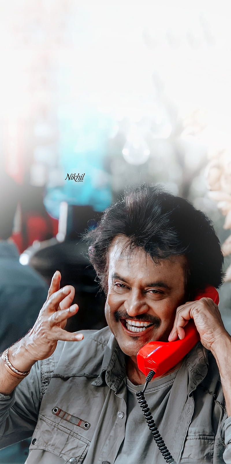 800x1602 Rajnikanth, nose, superstar, HD phone wallpaper