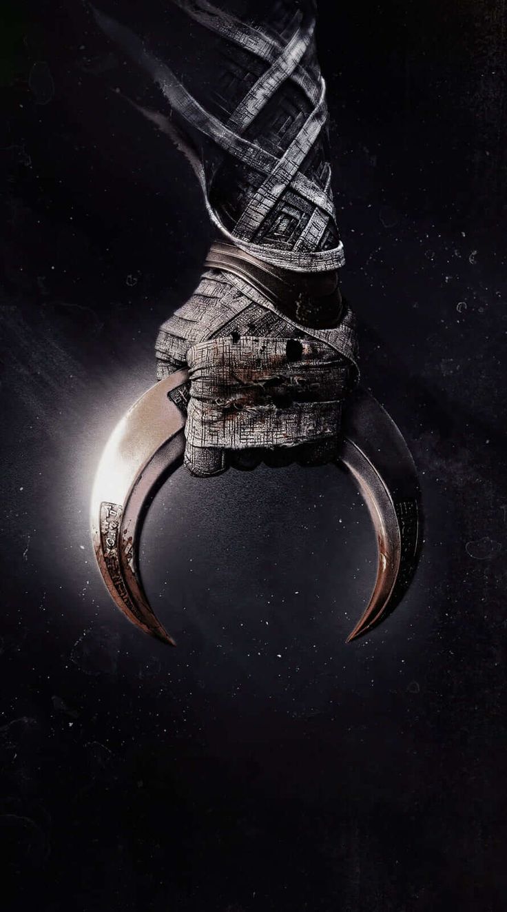 736x1323 moon knight weapons the moon knight marvel 4K iphone wallpaper
