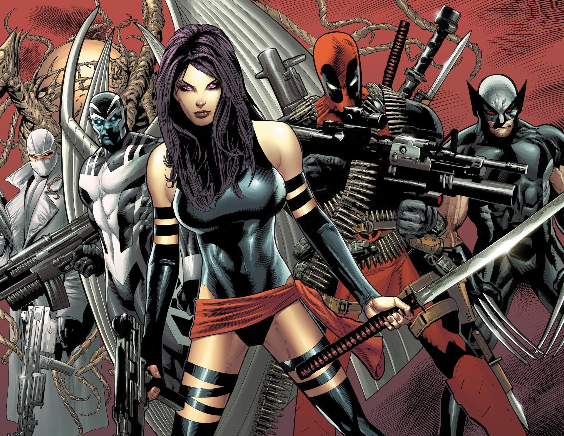 1920x1484 Psylocke & Marvel Legends HD Comic Wallpaper Showcase