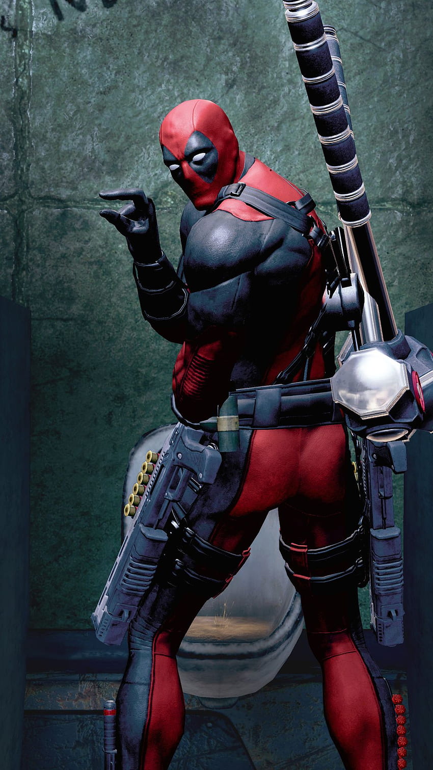 850x1511 Marvel weapons HD wallpaper