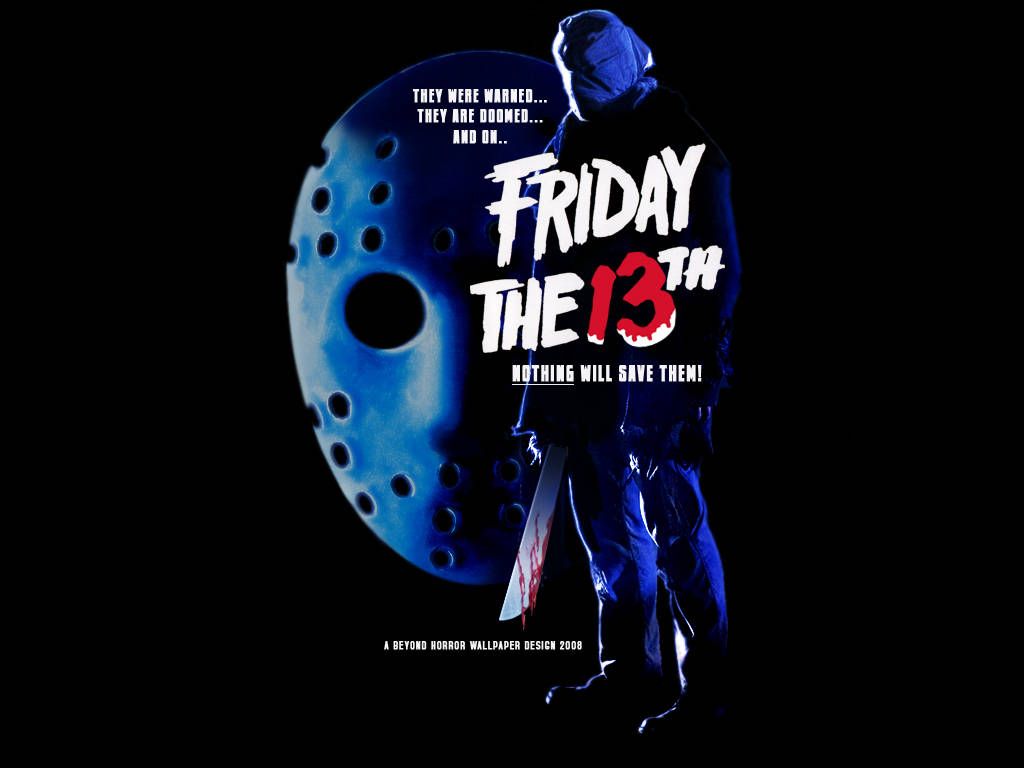 1024x768 Download Retro Friday The 13th Movie Poster Wallpaper