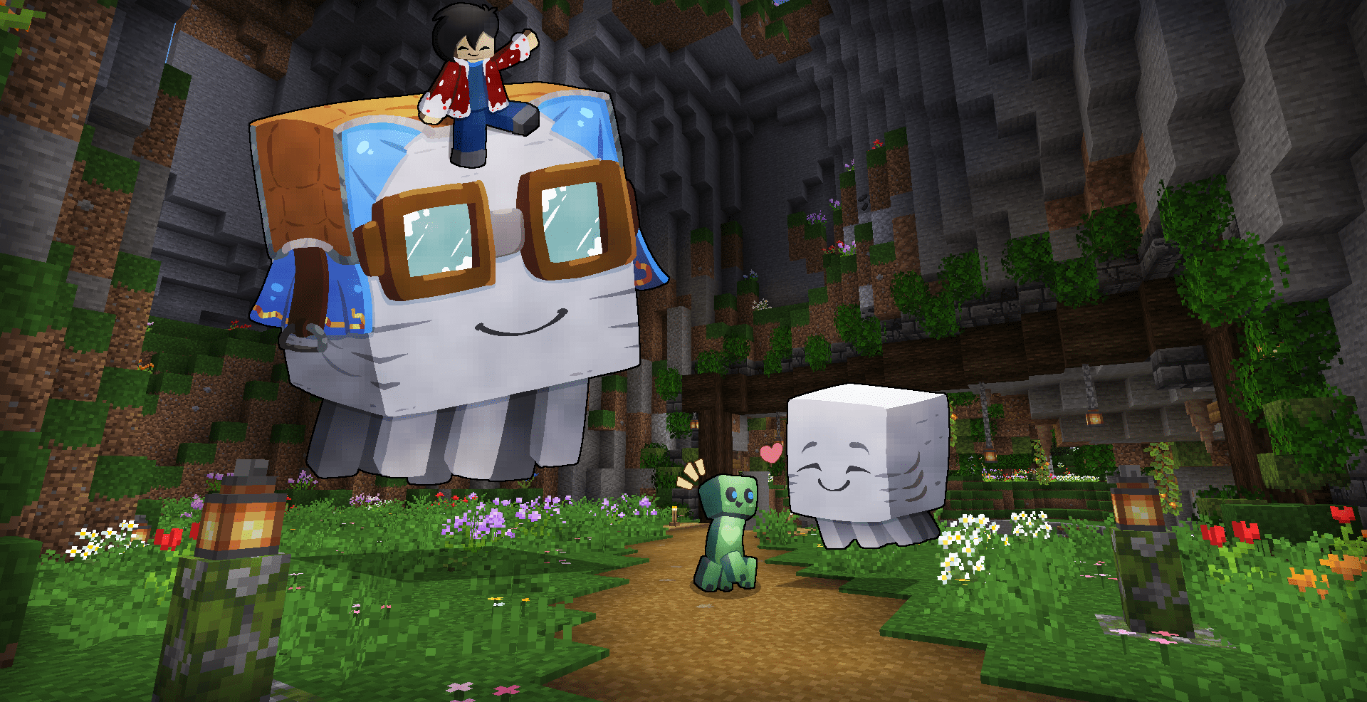 Happy Ghast Wallpapers - Top Free Happy Ghast Backgrounds - WallpaperAccess