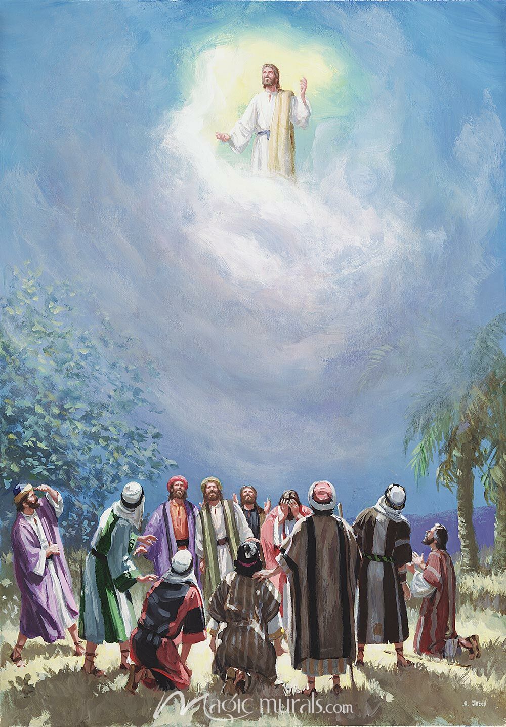 1000x1436 Jesus Ascending Into Heaven