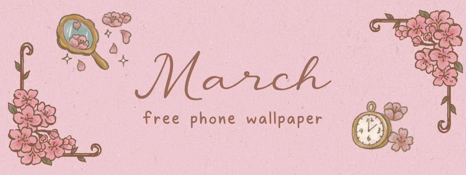 1600x600 Monthly Phone Wallpaper ✨
