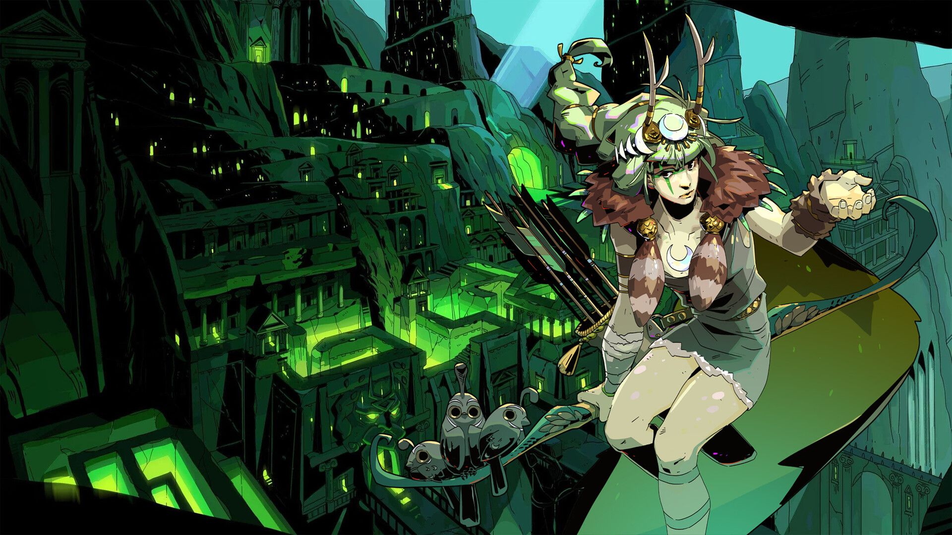 1920x1080 Hades: Artemis in Tartarus art (wallpaper)