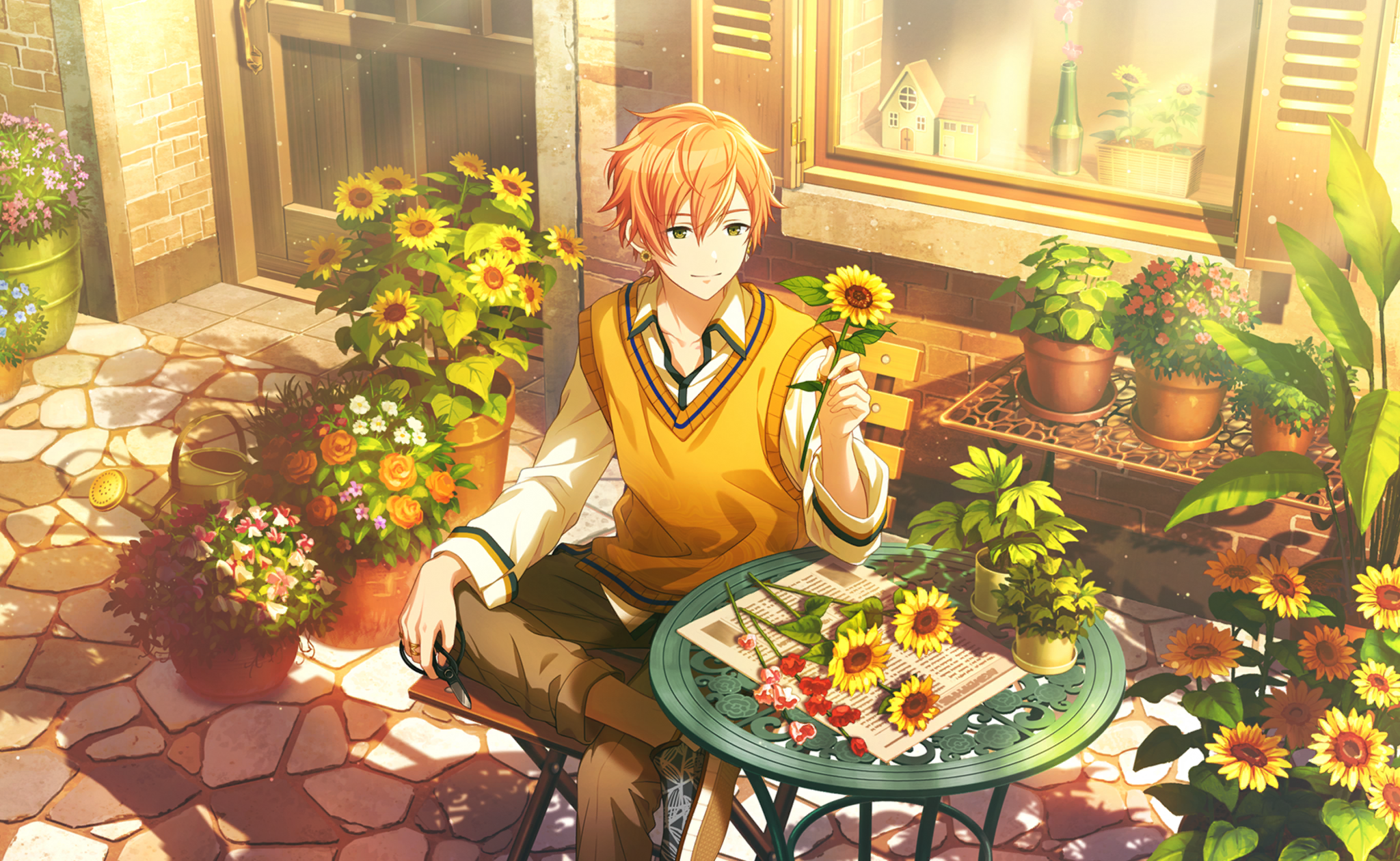 2048x1261 Shinonome Akito in Bloom Sekai HD Wallpaper Celebration