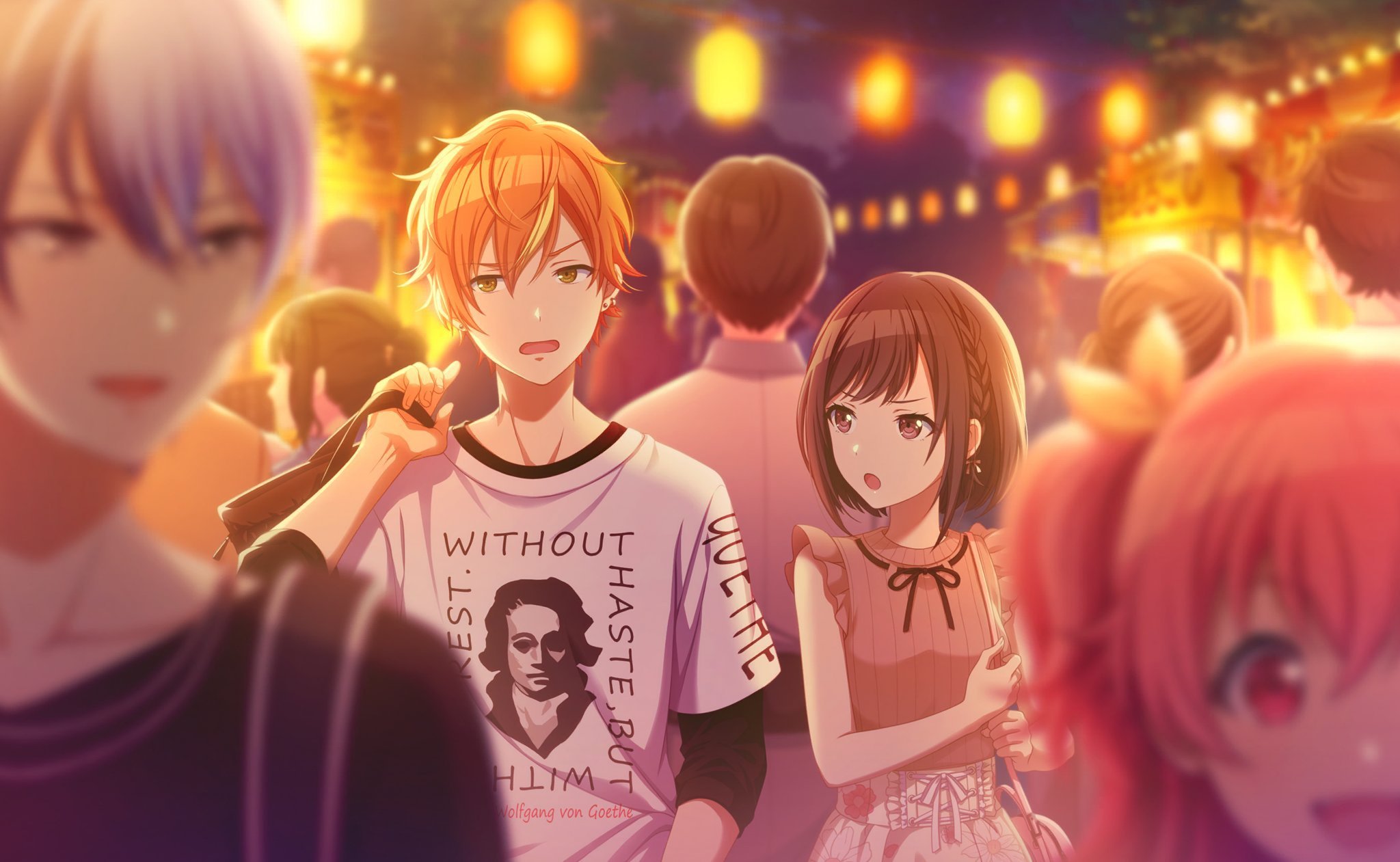 2048x1261 Wallpaper Project Sekai Colorful Stage! feat. Hatsune Miku, Momoi Airi, Shinonome Akito, Shinonome Ena, Aoyagi Touya for mobile and desktop, section игры, resolution 2048x1261