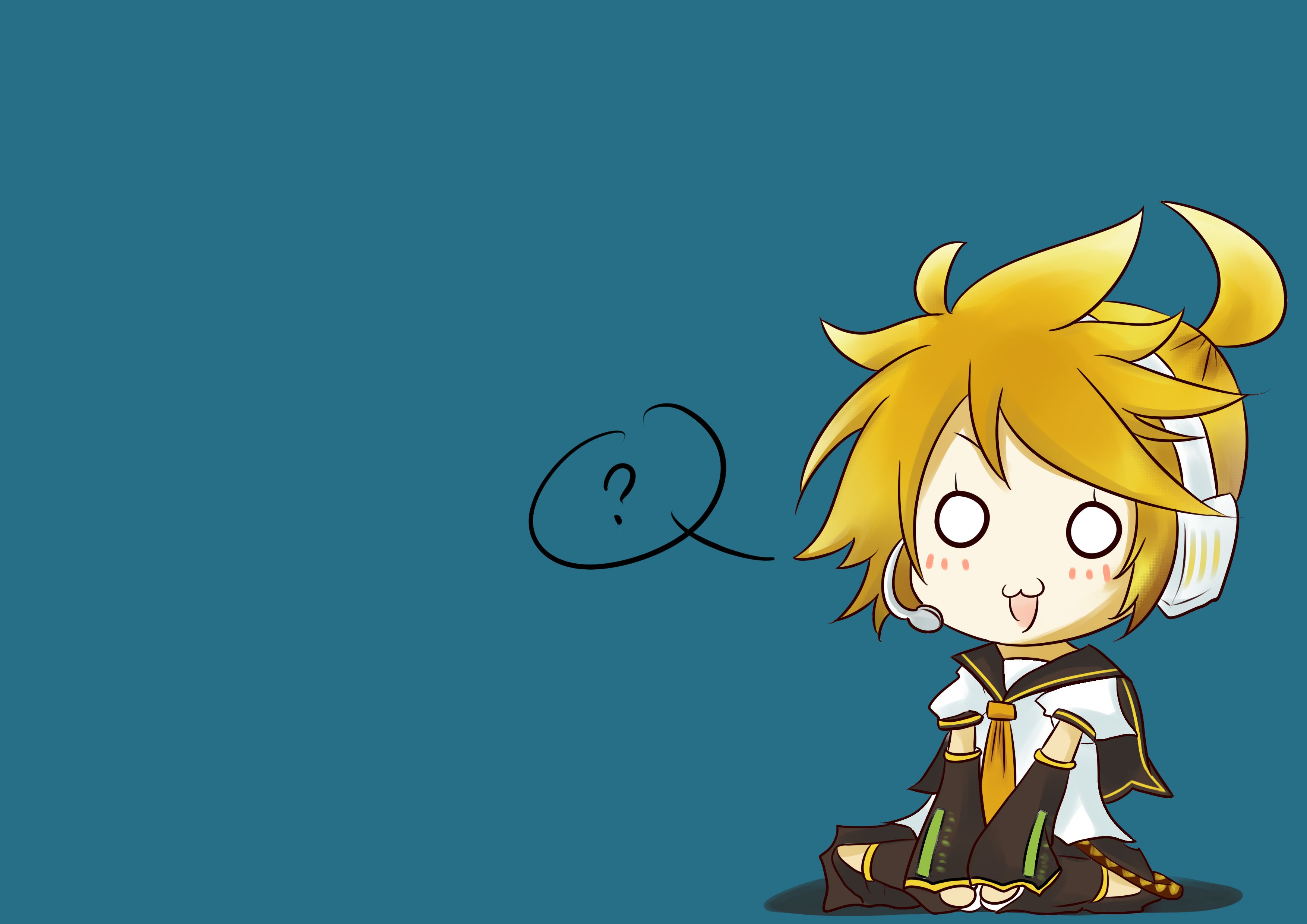 3507x2480 vocaloid, Kagamine, Len Wallpaper HD / Desktop and Mobile Background