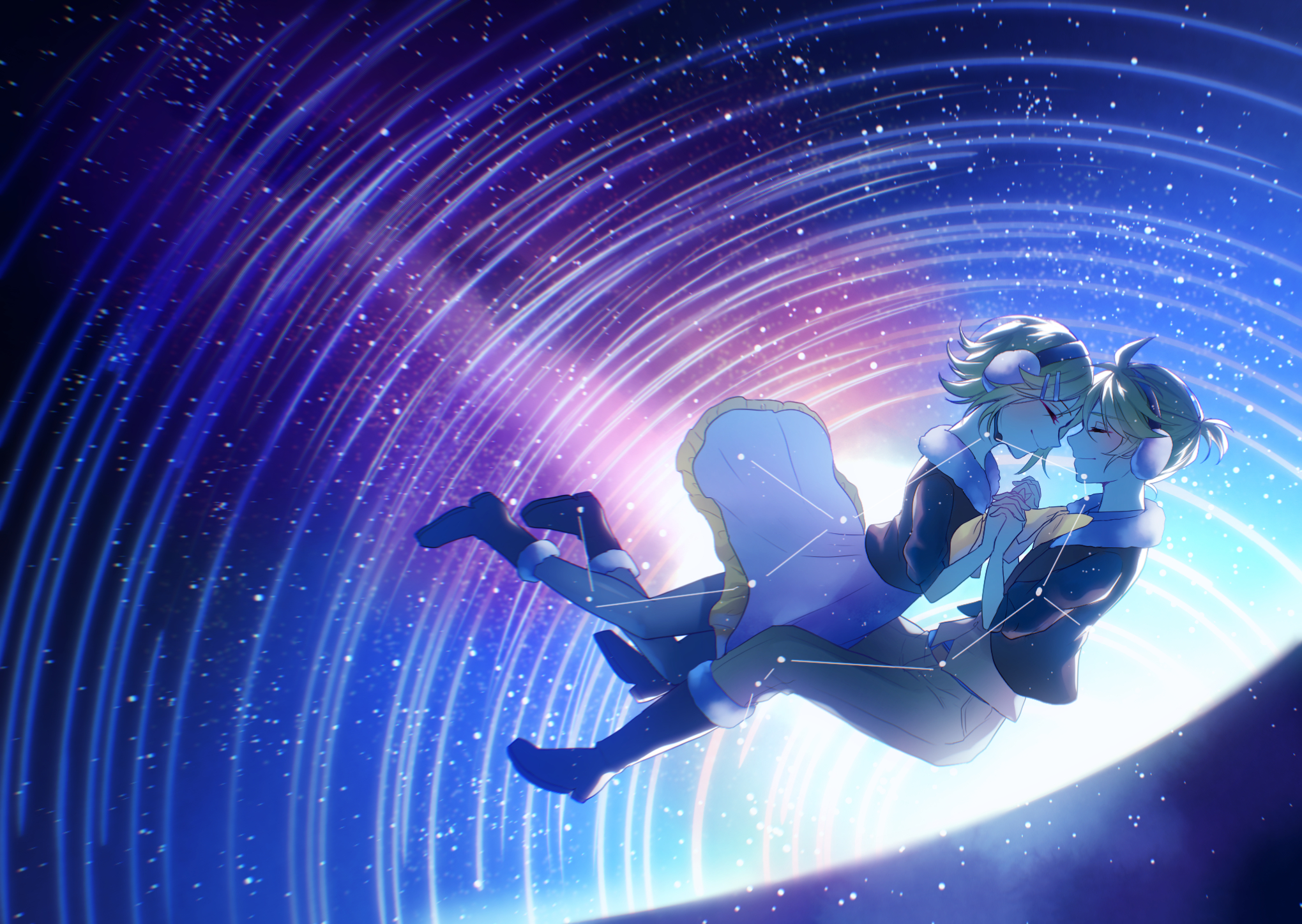 2039x1447 Len Kagamine x Rin Kagamine HD Vocaloid Wallpaper, HD Anime 4K Wallpaper, Image and Background