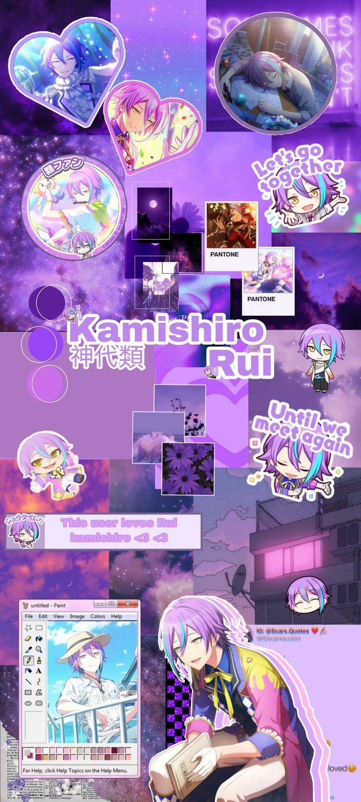 736x1635 Rui Kamishiro wallpaper
