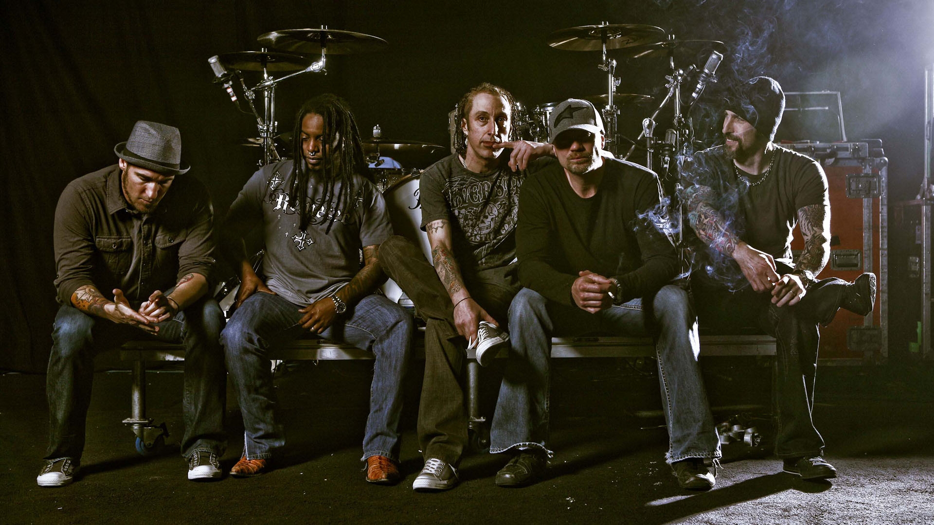 1920x1080 sevendust, drum, smoke Wallpaper, HD Music 4K Wallpaper, Image and Background