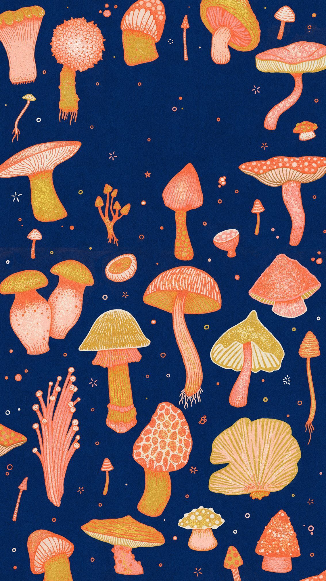 1134x2020 Mushroom iPhone Wallpaper