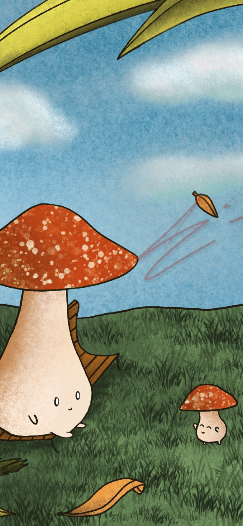 780x1688 Mushroom Family Wallpaper! 's Ko Fi Shop