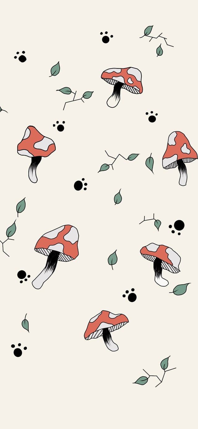 640x1385 Mushroom Wallpaper